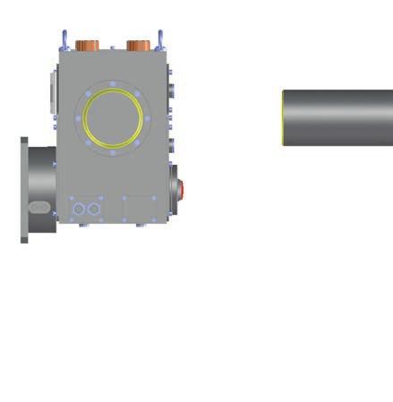 Clamping unit drive model range ZS-C Main Dimensions A D C B Hub F E