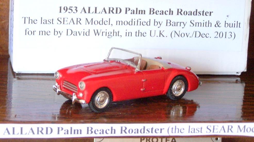 Ron Gerbank s (After) Sear Model of the Allard Palm Beach Roadster - model kit assembled and built by David Wright.