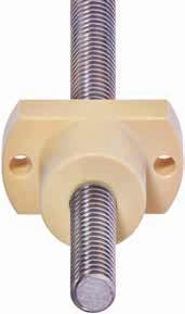 Lead screw Product range Compact flanged nut made from iglidur J, right-hand My sketches Dimension J F R M - TRx d5 Form F Width across flats: [mm] Outer Ø [mm] Length Ø [mm] type Ø [mm] P [mm] d3 d4