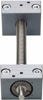 Lead screw Product range Lead screw support with ball bearings Lead screw Product range clamping ring, right/left-handed S2 E5 kt ts tk Options SLS - x2 - BB CRR - 01 - TRx2 E6 A E1 H ha S2 S1 E5 ts