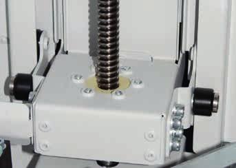 drylin lead screw units are used for feed mechanisms and stroke movements.