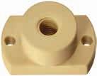 drylin trapezoidal drylin TR Lead screw nuts Product range Lead screw nuts with spanner flat, with flange iglidur J iglidur
