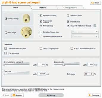 eu/leadscrewexpert Download the online tools app now Configurator for lead screw drives: Configure required dimensions