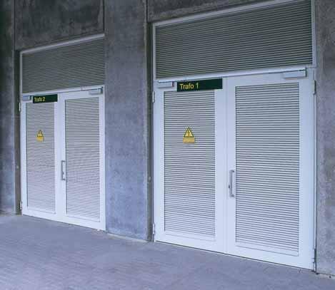 The clever combination of sheet steel and highquality insulating material guarantee perfect heat insulation and ensure that the doors are particularly robust and secure.