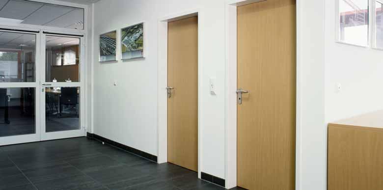 Also available in Steel Internal Door AVAILABLE AS SINGLE AND DOUBLE LEAF VERSION Qualifications Climate class III Stress group S Technical data: Product: Teckentrup internal doors Type of handling: