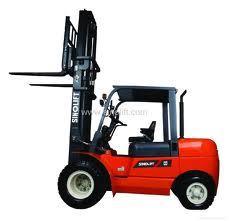 4.3.1 High Risk Work Fork Lift Truck LF A forklift truck is a powered industrial truck equipped with a mast and an elevating load carriage to which is attached a pair of fork arms (that can be raised