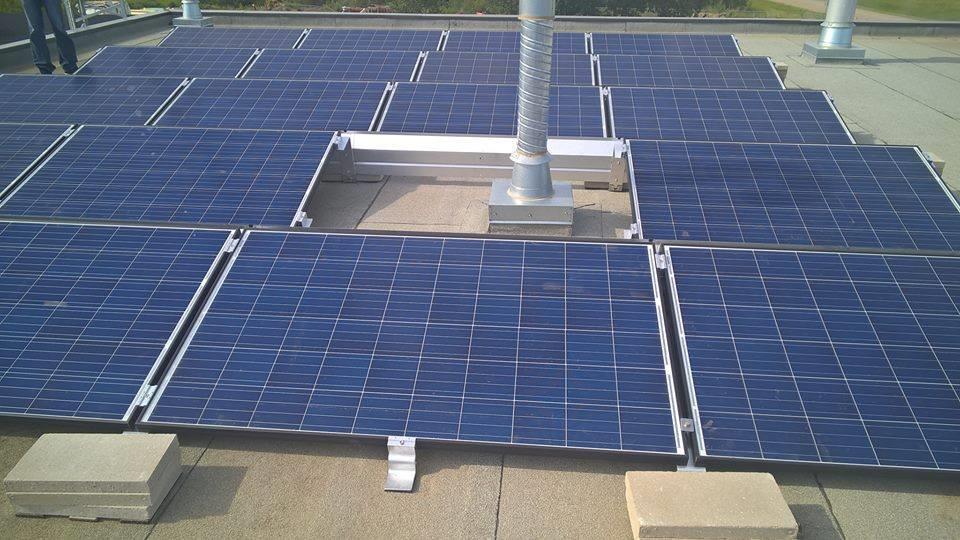 Louis Bull Tribe Public Works and Fire Hall 25 KW - 100 solar PV modules at 260 watts each 2-10 KW SolarEdge Inverter 1-5