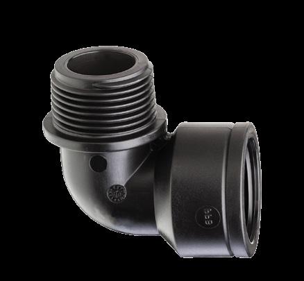 PLASSON THREADED FITTINGS EXPLAINED Plasson threaded fittings are manufactured from Polypropylene for increased strength and, in some applications, enhanced chemical resistance.