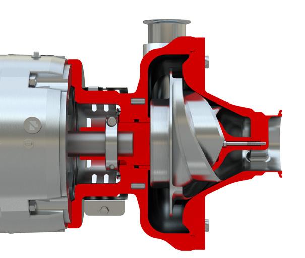 The Waukesha E-Series pump is a leak-free* design that incorporates an innovative magnetic drive system that removes the necessity of having a mechanical seal in the assembly.