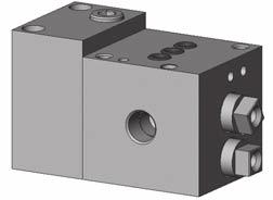 Note: It is recommended that the outlet base block be assembled close to the center of the assembly for the most consistent flow results. 5.