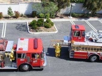The tiller firefighter should routinely (when