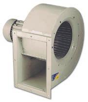 CB CB Centrifugal single-inlet fans with multi-blade impeller Fan: Steel sheet casing Impeller with forward-facing blades made from galvanised sheet steel Motor: Motors with IE-2 efficiency, except