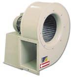 CMP CMP Centrifugal single-inlet, medium-pressure fans with casing and sheet steel impeller Fan: Steel sheet casing Impeller with forward-facing blades made from galvanised sheet steel Model CMP