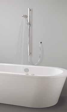 OPTIONS DUO BATH OPTIONS Dual control - temperature and water flow Diverts between 2 water outlets 3 individual temperature and depth memory settings