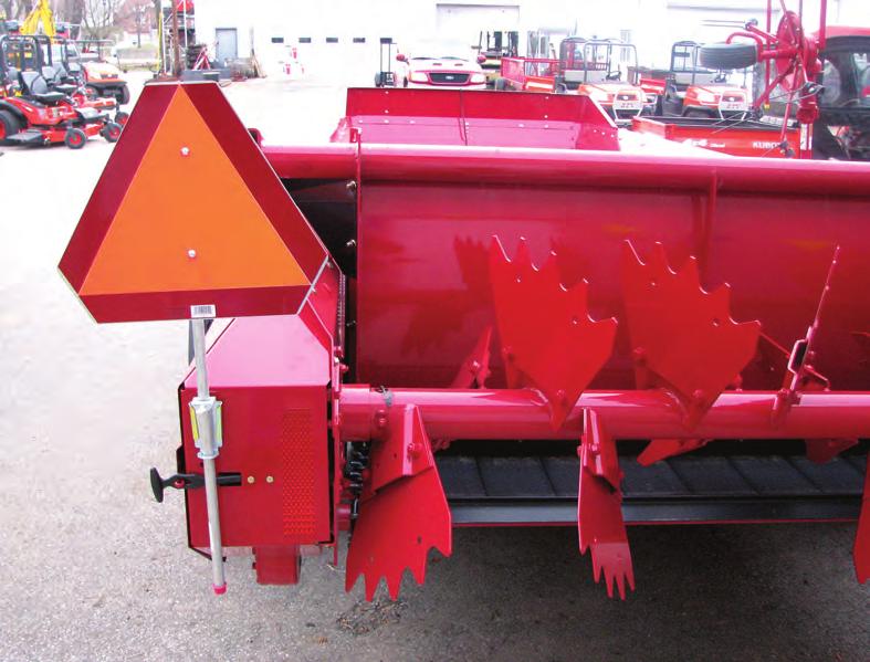 Red flags cannot be substituted for a slow moving vehicle sign (IC 9-21-9-6).