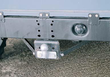 Simply slip over the front bumper of your vehicle and tighten the two wing nut bolts for instant towing