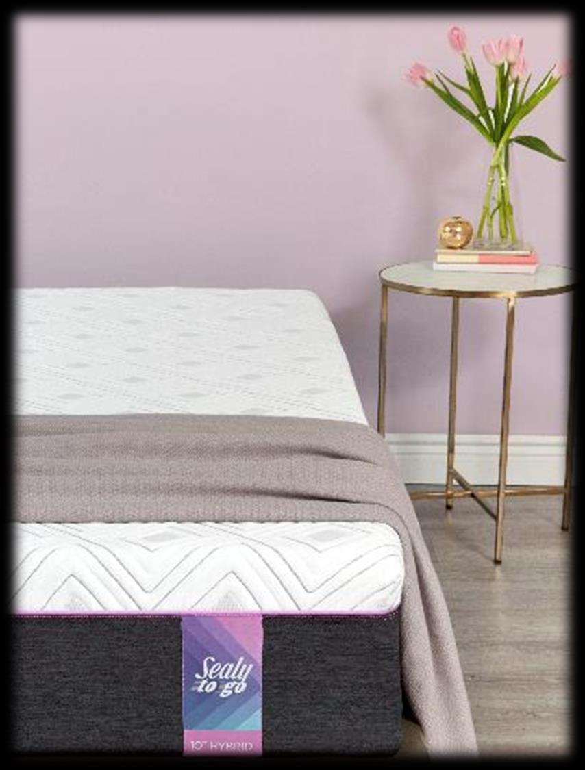 0 HYBRID MATTRESS This Sealy to Go 0 hybrid mattress is designed to give you the best of both worlds.