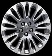 LACROSSE 20 inch Wheel - 0G722 Aluminum - SEJ Personalize your LaCrosse with these attractive 20-inch 9-Split-Spoke Polished Accessory Wheels, engineered and validated to GM specifications.