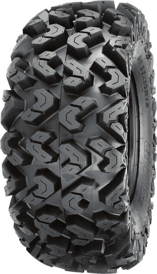 smooth ride and absorbs the impact in extreme trail conditions 8 ply construction in 28 tire Not for Highway use 25X8RX12 6 570-5100 25X10RX12 6 570-5101