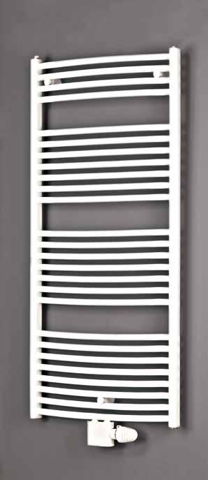 E U C O T H E R M 19 Zeus Robustly, curved, practical Thanks to its curved and robust design, the Zeus model is the ideal heated towel rail for your