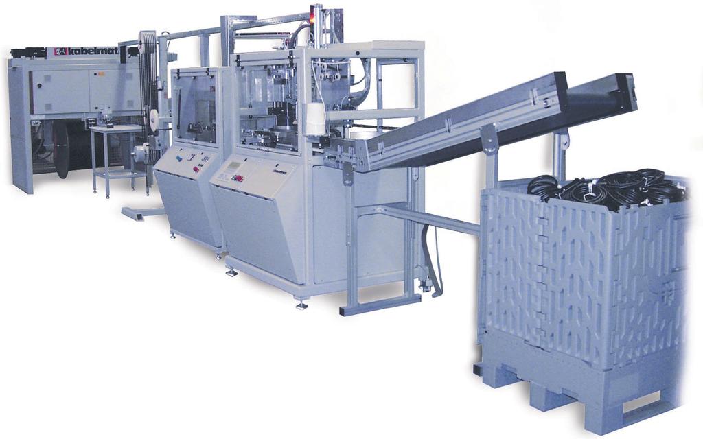 RINGROL 300 series with PORTROL 1000 and ACUMATIC 240 (Outlet conveyor belt optional) RINGROL 300 / 400easy / 400 / 560 Our series RINGROL allows efficient cutting-to-length, coiling, binding and