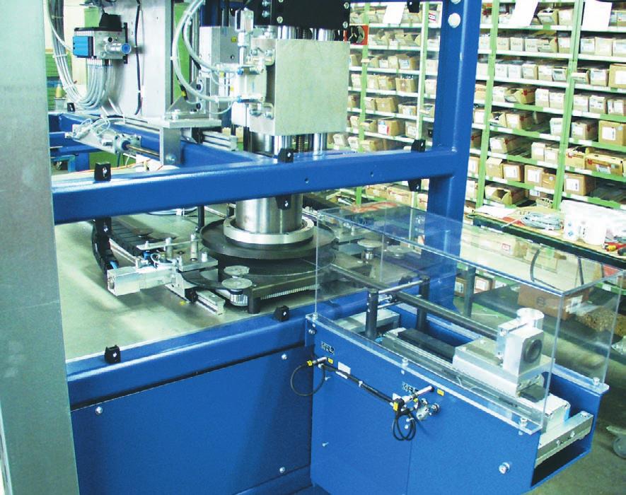 Basic equipment: Basic machine - Stationary, closed base frame, steel construction - Electric control cabinet with all control elements and winding processor - Control panel for central control of