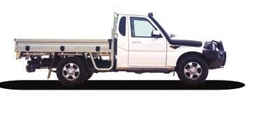 6ltrs/100km - Single Cab 4x4 Manual 2WD - Independent, double wishbone type with anti-roll bar 4WD - Independent, torsion bar type Leaf spring 6.