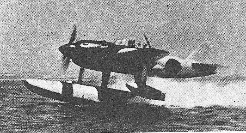 Kawanishi N1K1 Kyofu 1942 From the same design team that produced the E15K, the prototype of this floatplane used a special engine and contra-rotating