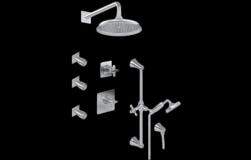 M-Series Full Thermostatic Shower System with