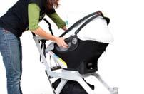 80 Using the Car Seat on the Stroller A 81 Using and Traveling with Your Car Seat 80 Refer to the instruction manual that accompanied your Orbit Baby Stroller for complete instructions on using and