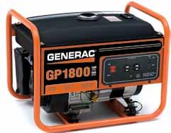 However, if a portable generator is the only option for backup power during an emergency, the GP Series 15000 and 17500 Watt