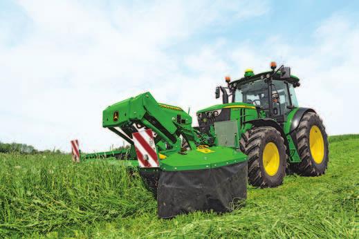 Smooth ground following The trapezium suspension floats over uneven ground without contaminating the crop.