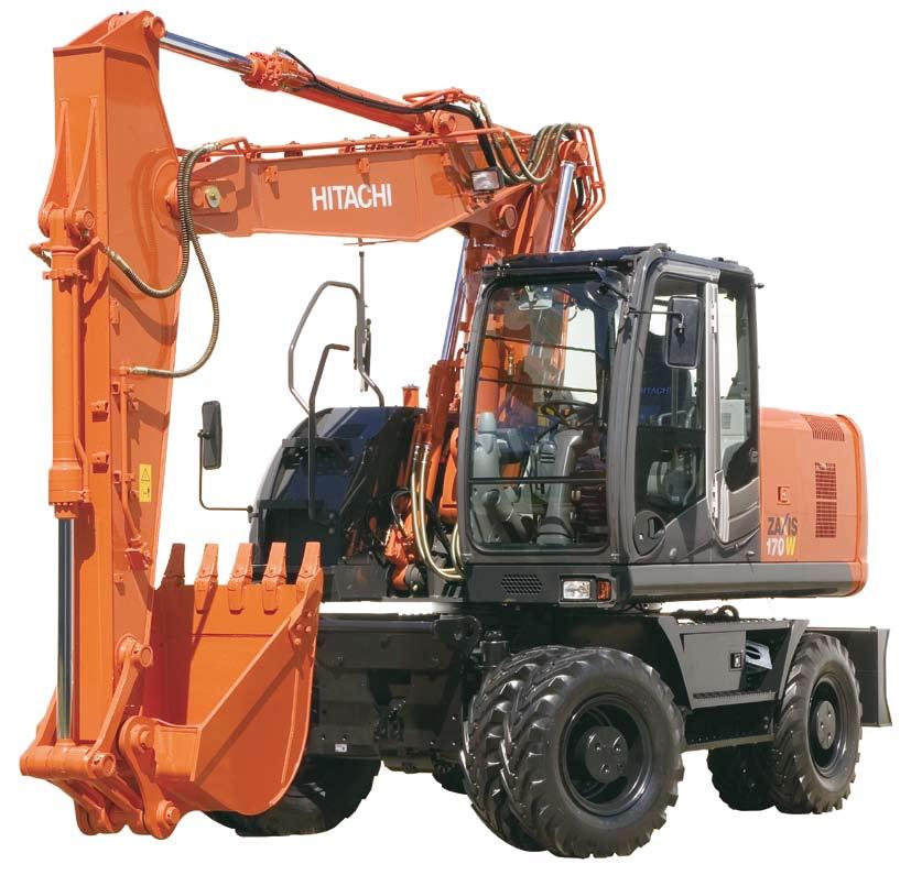 ZAXIS-3 series WHEEL EXCAVATOR Model Code: ZX170W-3 Engine Rated Power: 107 kw (143 HP) Operating