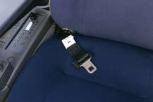 Level II Retractable Seat Belt (optional) Other features include a