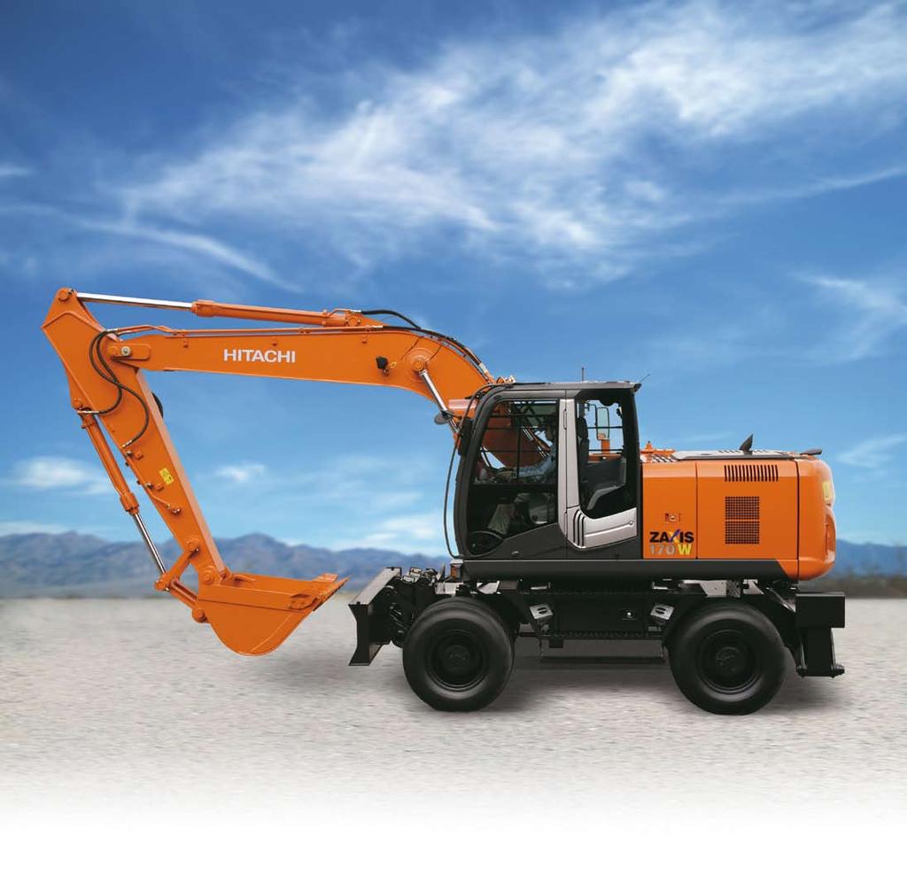 Power to spare A new OHC 4-valve diesel engine and new structure power train were developed for the ZAXIS-3.