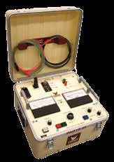 PORTABLE PRODUCTS FOR FIELD TESTING 11 AC, DC or AC/DC HIPOT/MEGOHMMETERS and INSULATION ANALYZER AC/DC HIPOT/MEGOHMMETERS Typical applications for these units are Dielectric Withstand Testing,