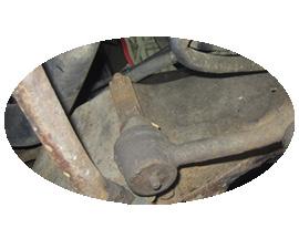 2) Remove the pitman arm from the steering box