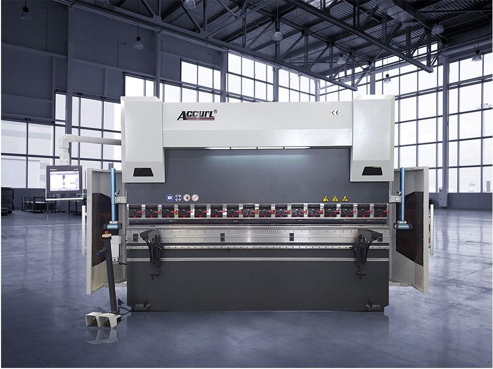 ACCURL CNC PRESS BRAKE - GENIUS SERIES ACCURL PRO Series press brakes feature a CNC crowning system for improved quality, a servo driven back gauge system for increased speeds, and graphical control