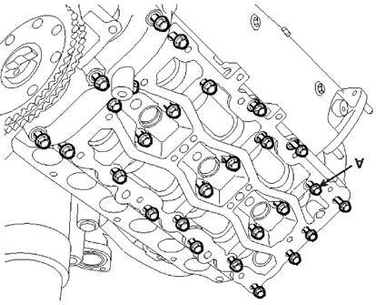 Engine Mechanical System 30 Cylinder Head assembly Removal 1. Remove the drive belt. 2. Remove the timing chain.