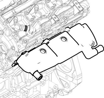 Engine Mechanical System 68 Intake and Exhaust System 10. Cool off the engine and remove manifold.