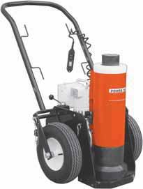 Portable HIGH TONNAGE 55, 100, 150, 200 & 300 Ton 6,1m remote control. Adjustable handle for maximum control. Electric or air hydraulic systems available.