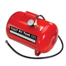 Gallon Air Tank Easy to read pressure gage Rated pressure up to 125 PSI REPLACEMENT PARTS W-4526 Manifold W-4527 Hose W-4528 Gauge These