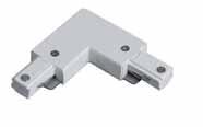 Includes two dead ends. May be used as a feed. Available in white T Connector Joins three track sections at 90 angles.