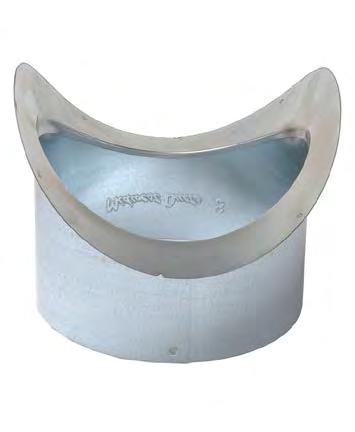 90 DEGREE SADDLE ORDER SIZE A B 3 26 4 26 5 26 6 26 8 26 10 26 12 26 14 26 16 26 18 26 Commercial designed to meet SMACNA Duct Construction Standards. Maximum W.G. is 2-4.