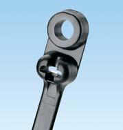 Dome-Top Barb Ty Clamp Ties Weather Resistant and Heat Stabilized Nylon 6.