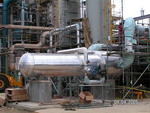 Synthesis Converters: Waste heat boiler An additional BFW heater has been installed