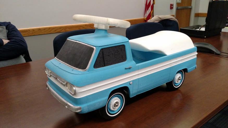 THE FI FTH WHEEL PAGE 3 TUESDAY S TOY IS A CORVAIR RAMPSIDE Wes Heiss made this ride-on Corvair Rampside for his little