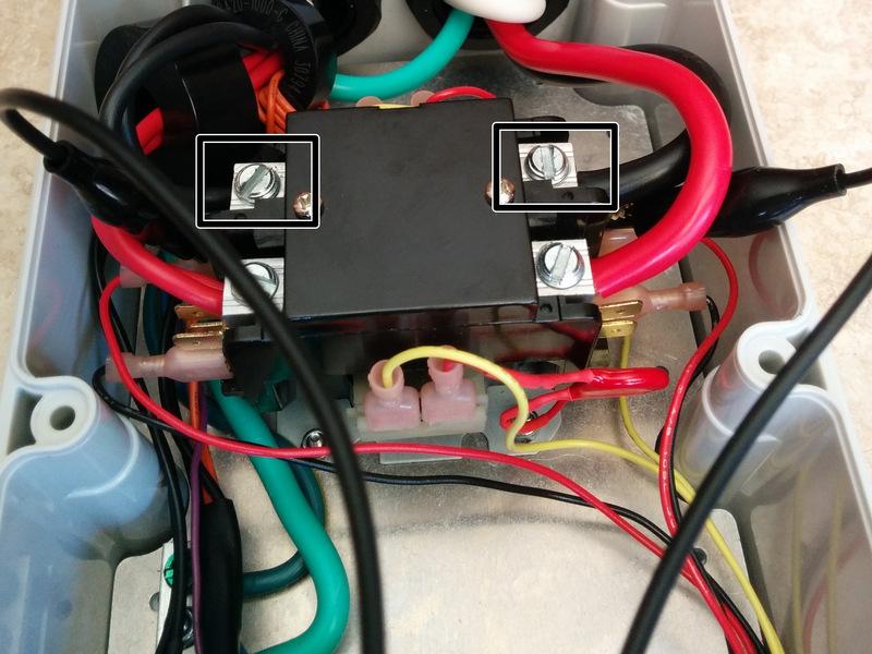 Testing Hot - Using a alligator clip connect across the relay from the line side of Hot 1 to the EV load side.