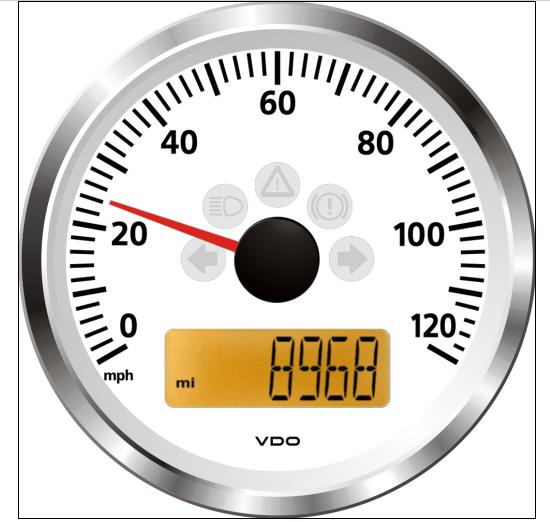Long press the Mode button while the Odometer is displayed to enter Illumination