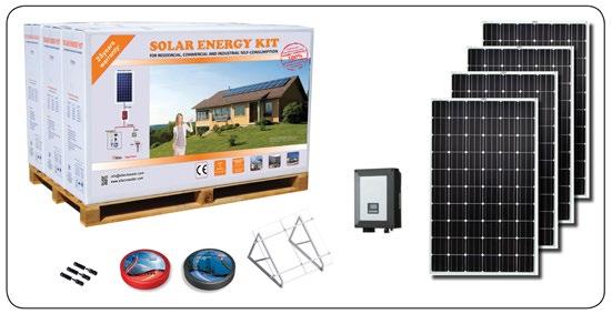 SOLAR ENERGY KIT MODEL: SEM-CS3000 Introduction: SITECNO solar energy kit is on-grid PV system, a complete solution which generates electrical energy for self-consumption and feed surplus energy in
